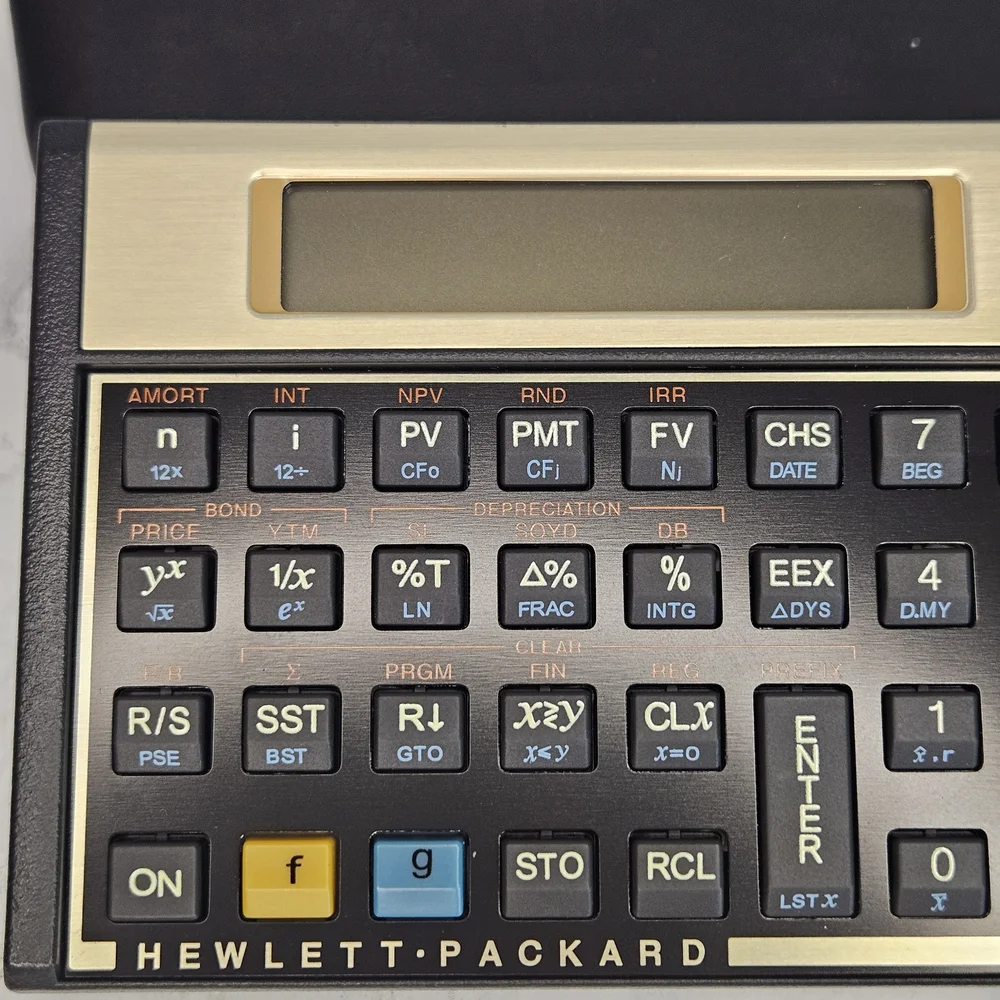 Vintage HP 12C FINANCIAL CALCULATOR. NICE CONDITION!